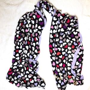 Kate Spade Hearts Scarf